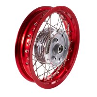 B-WARE Tuning Felge, Speichenrad rot poliert 2,15x12 Zoll...