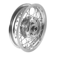 B-WARE Tuning Felge, Speichenrad silber poliert 2,15x12...