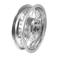 B-WARE Tuning Felge, Speichenrad silber poliert 2,50x12...