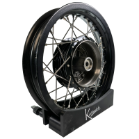 B-WARE Tuning Felge, Speichenrad schwarz 1,85x12 Zoll...