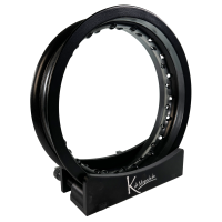 B-WARE Tuning Felgenring, schwarz 2,50x12 Zoll für...