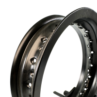 B-WARE Tuning Felgenring, schwarz 2,50x12 Zoll für Simson SR50 SR80 Roller SD50 Albatros