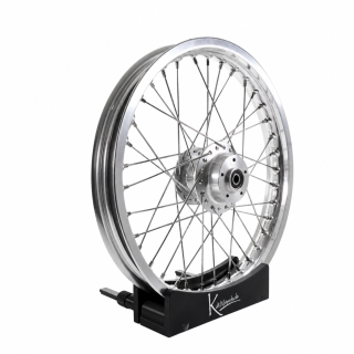 Speichenrad silber Felge 1,50x16 Scheibenbremse Ring Nabe Speichen VA XL für Simson S51 S50 S53 S70 S83