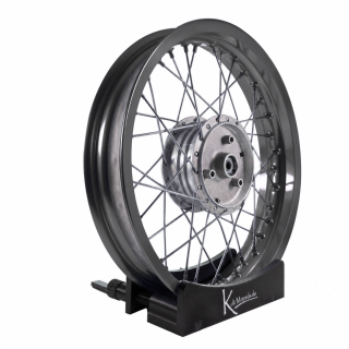 Felge 3,00x16 titan eloxiert Speichen VA XL für Simson S51 S50 S53 S70 S83 Kr51 Schwalbe Star Sperber Habicht verstärkt