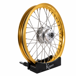 Speichenrad gold Felge 1,50x16 Scheibenbremse Ring Nabe Speichen VA XL für Simson S51 S50 S53 S70 S83