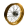 Felge Scheibenbremse 3,00x16 gold eloxiert Speichen VA XL für Simson S51 S50 S53 S70 S83