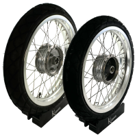 2 Kompletträder für Simson S50 S51 S53 KR51...