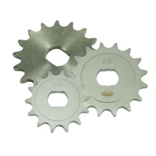Ritzel Abstimmung Set 14 16 17 Zähne für Simson S51 S70 S83 KR51/2 Schwalbe S53 SR50