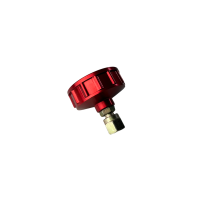 Kappe + Stellschraube rot eloxiert für BVF Vergaser Simson S51 S50 S53 SR50 KR51 Schwalbe Star Sperber Habicht Duo 16N1-X 19N1-X 21N1-X