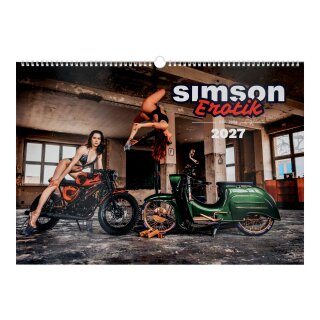 Offizieller Simson Erotik-Kalender 2027 S51 S50 S70 S53 S83 KR51 Schwalbe SR4-1 Spatz SR4-2 Star SR4-3 Sperber SR4-4 Habicht Erotikkalender Hochglanz
