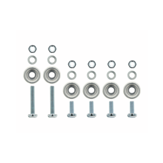 Trittbrett Befestigung Set Schrauben + Muttern + Teller für Simson KR50