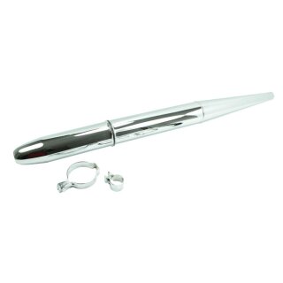 Simson Auspuff + 3 Schellen KR51/1 Schwalbe Duo 4/1 Auspufftopf Spitztüte Zigarre