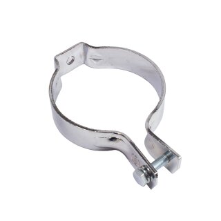 Simson Auspuff Schelle hinten breit KR51 Schwalbe SR4 Star Sperber Habicht Chrom