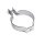 Simson Auspuff Schelle hinten breit KR51 Schwalbe SR4 Star Sperber Habicht Chrom