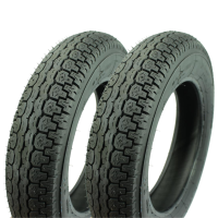 2 Sava Mitas 3,50x10 Reifen pass f Vespa PX P80-200 PK50...