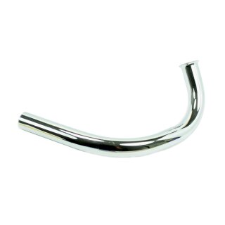 Simson exhaust complete S51 S50 S70 bends top chrome all clamps 28mm cone