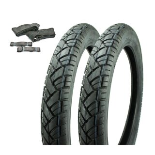 Reifen Set VeeRubber VRM094 für Simson S51 S50 S70 S53 KR51 Schwalbe Spatz Star Sperber Habicht 2,75x16
