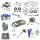 Set zur Motor Getriebe Überholung für Simson S50 50ccm M53 Lager BVF Vergaser Zylinder Öl Dichtungen