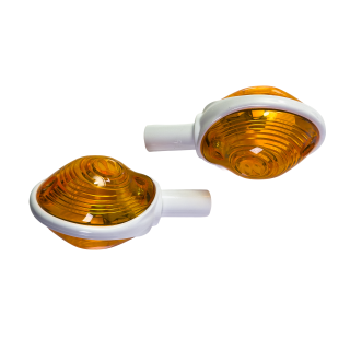 Ochsenaugen Blinker für Simson KR51 Schwalbe Star Sperber Vogelserie & MZ ES 125 150175/1+2 250/1+2 ETS250 IWL