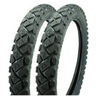 2 Reifen für Simson S51 E S50 S70 S53 KR51 Schwalbe Spatz Star Sperber Habicht Enduro Cross Heidenau K42 Mantel