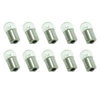 10 Glühlampe Birne 12V 5W Rücklicht für...