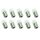10 Glühlampe Birne 12V 5W Rücklicht für Simson S51 Schwalbe SR50 S50 ETZ 125 150 250 251 301 Wartburg Trabant zB mit VAPE Zündung