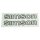 Aufkleber für Simson S50 Tank Schriftzug silber grau Klebefolie Kleber Logo Wasserbild