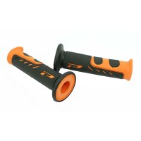 Griffgummis Griffe schwarz orange für Simson S50 S51 S53...