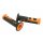 Griffgummis Griffe schwarz orange für Simson S50 S51 S53 S70 S83 Lenkergummis Gasgriff Festgriff