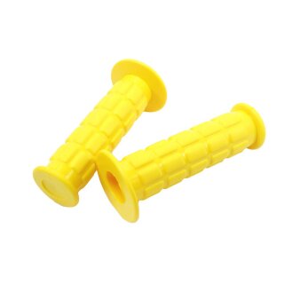 Griffgummis, Griffe gelb Simson S51 S50 SR50 S53 Lenkergummi Gasgriff + Festgriff links rechts