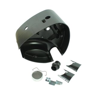 Set: tank + side cover, black RAL 9005 - for Simson S50, S51, S70