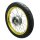 Komplettrad vorn Felge Gold für Simson S51 S50 S70 KR51 Schwalbe Spatz Star Sperber Habicht Duo Heidenau K55 Slickreifen Rad einbaufertig