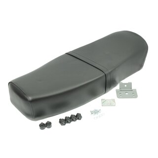 Sitzbank glatt, schwarz für Simson KR51 Schwalbe Befestigungsset Gummis Sitz