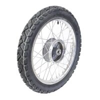 Komplettrad auf Alufelge für Simson S51 S50 KR51...
