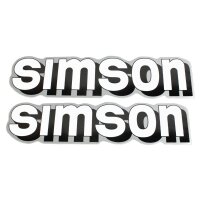 2 Aufkleber für Simson S51 S50 S60 S70 Schriftzug...