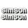 2 Aufkleber für Simson S51 S50 S60 S70 Schriftzug Tank Klebefolie Logo silber-weiss