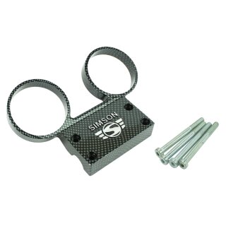 Set Armaturenträger Brille Tachometer Drehzahlmesser Tacho für Simson S51 S50 S53 Carbon