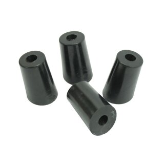 Set 4 Distanzstücke Gepäckträger schwarz für Simson KR51 Schwalbe Adapter Heck Träger