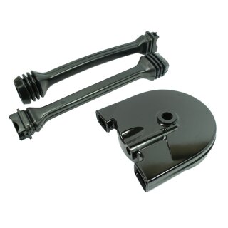 Premium Bakelit Kettenkasten für MZ ETZ 125 150 schwarz Kettenschlauch Kettenschläuche Kettenschutz