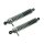 Federbeine für Simson S51 S50 S70 Enduro Tuning Stoßdämpfer Federung hinten chrom 36cm 360mm
