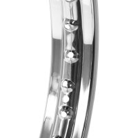 1 Paar Stahlfelgen Felgenring für MZ RT125 chrom...
