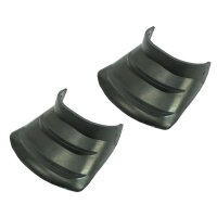 2x Spritzschutz Schutzblech schwarz Struktur Gummi...