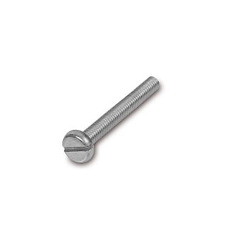 Schlitzschraube 6x50 DIN84, verzinkt, M6x50 unter anderem am Seitendeckel Simson S51, S50, S70 Luftfilterkasten