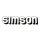 Simson Tank Aufkleber S51 S50 S60 S70 Schriftzug Klebefolie Logo schwarz-weiss