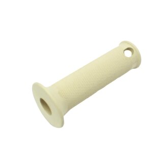 Simson Griffgummi Festgriff links KR51 Schwalbe Star Sperber Duo beige elfenbein 20mm, Noppenmuster