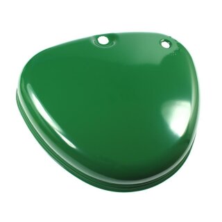 Seitendeckel links pas. f. Simson S51 S50 S70 Metall billardgrün dunkel grün Herz Zünschloss Deckel für Werkzeugfach und Batteriefach