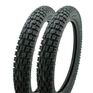 2 Reifen für Simson S51 S50 S70 KR51 Schwalbe Enduro Cross Heidenau K46