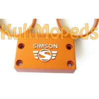 Simson Tacho S51 S50 S53 Armaturenträger für Tachometer Drehzahlmesser Orange
