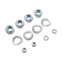 Schraubensatz Schwingenbolzen und Achse für Simson S51, S50, S70, S73, S83, SR50, SR80 mit M12x1,5 Muttern + M6x1 für Kettenspanner