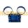 Simson Armaturenträger blau für Tacho DZM Brille Tachometer S51 S70 S53 S83 Logo erhaben